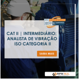 curso de analise de vibração intermediario São Bento do Sul