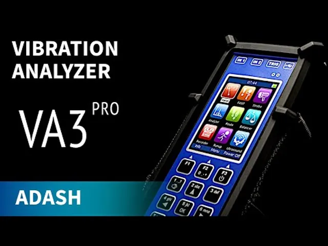 ADASH VA3 Pro - Small but Powerful 3-Channel Vibration Analyzer